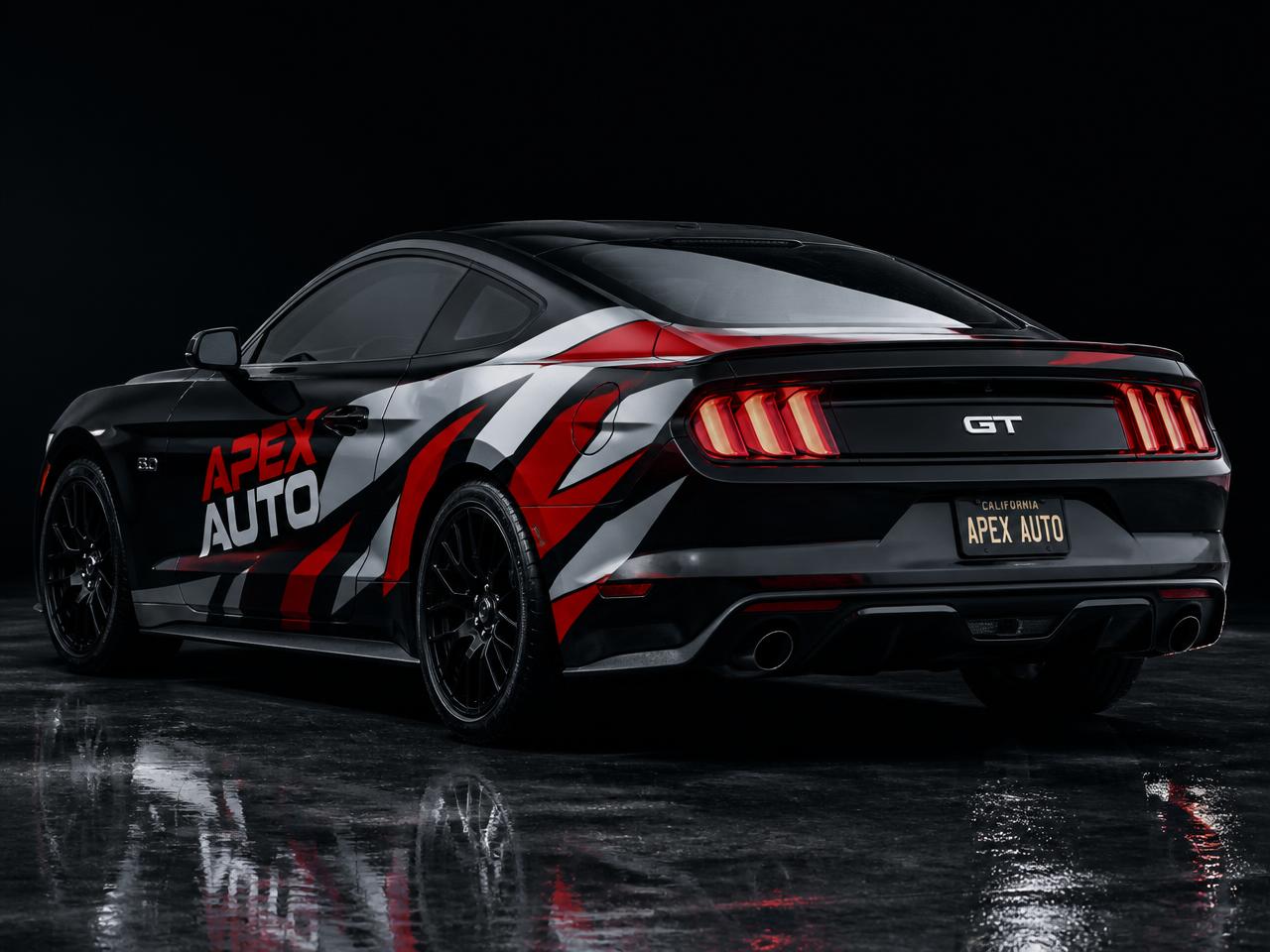 Apex Auto Mustang — Custom Graphics by Wrap Zone