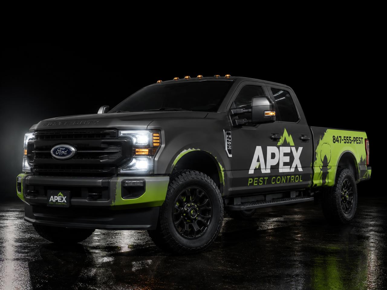 Apex Pest Control — Super Duty Wrap by Wrap Zone